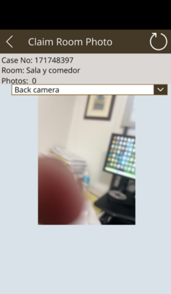 Captura de fotografías de la habitación en DamageQ